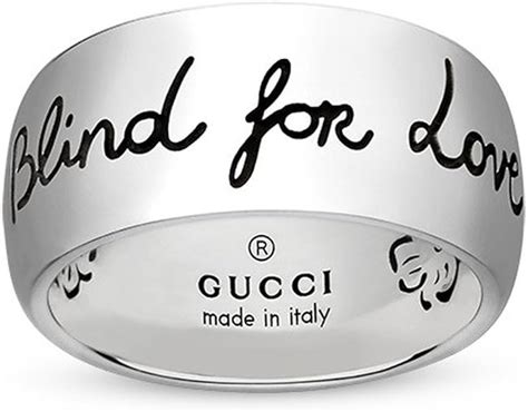 gucci blind for love mens ring|maglione blind for love gucci.